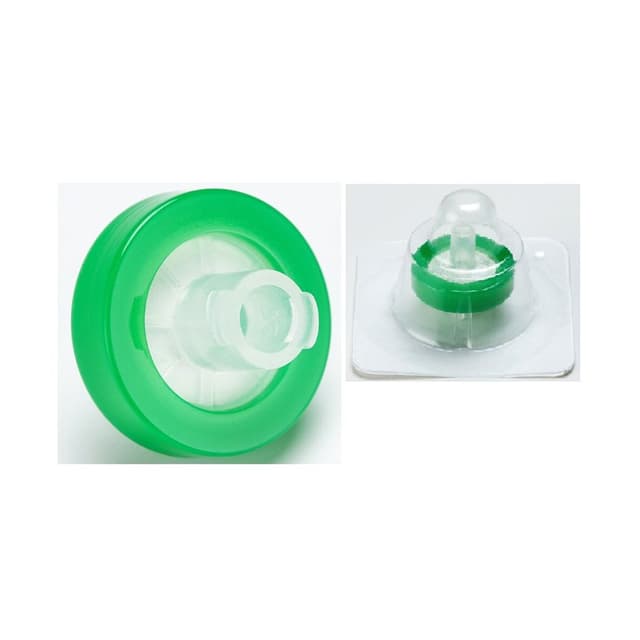 Filtro para jeringa PES esteril 0.22um, 25mm