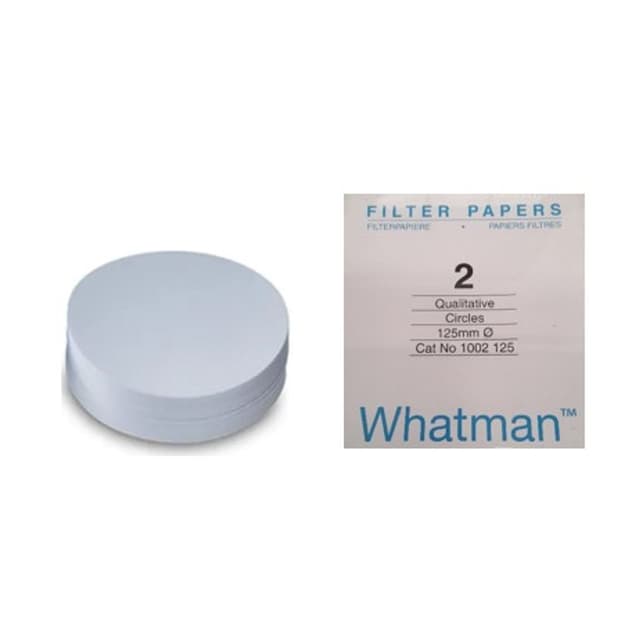 Papel filtro # 2 de 12.5cm