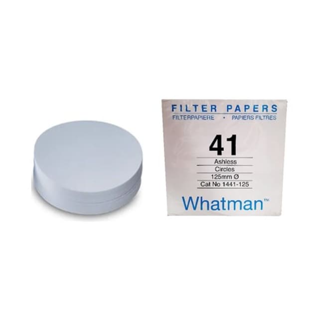 Papel filtro # 41 de 12.5cm