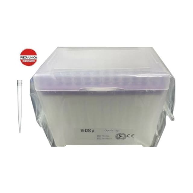Puntas de PP 50-1200ul en rack no esteril