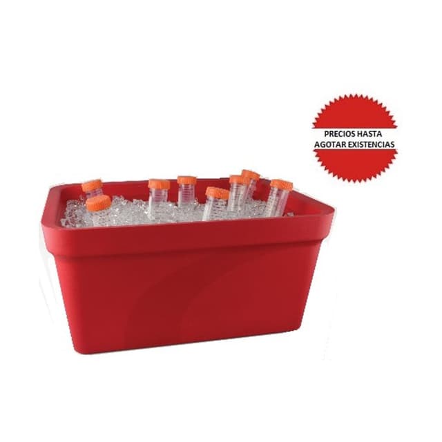 Bandeja de plastico para hielo 9L roja