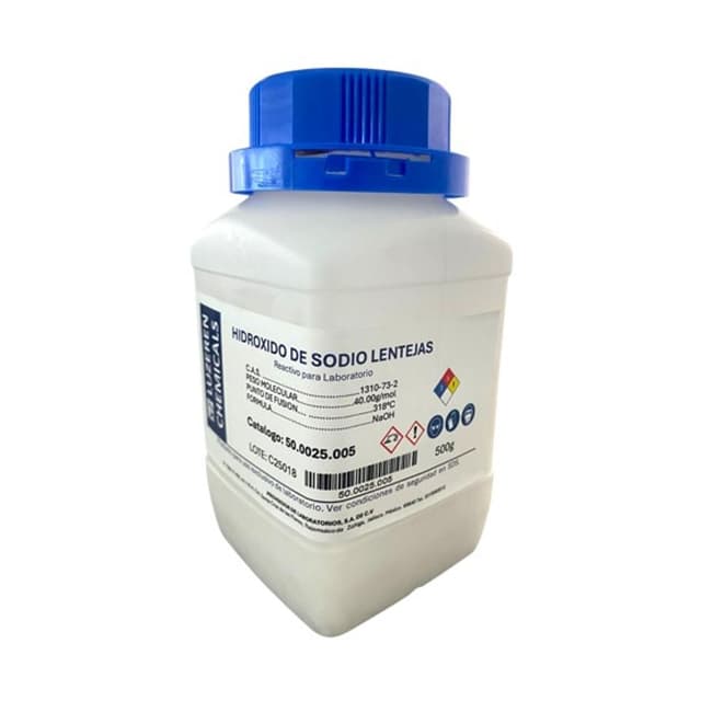 Hidroxido de sodio lentejas 500g