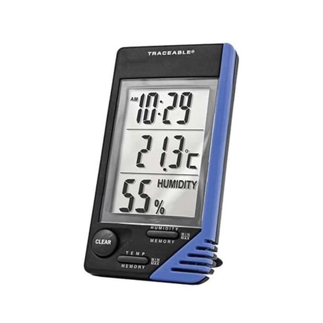 Termohigrometro con reloj