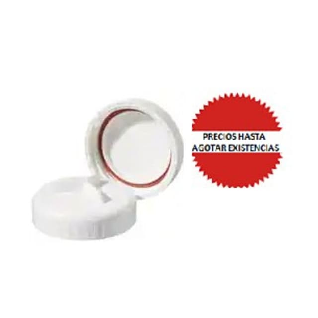 Tapa con sello de 58mm para tubos