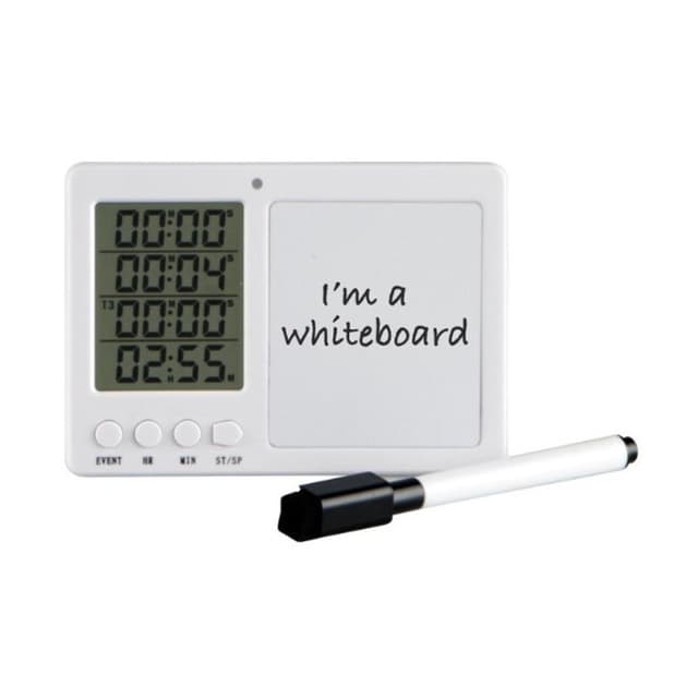 Reloj de 4 canales con pizarra y rotulador