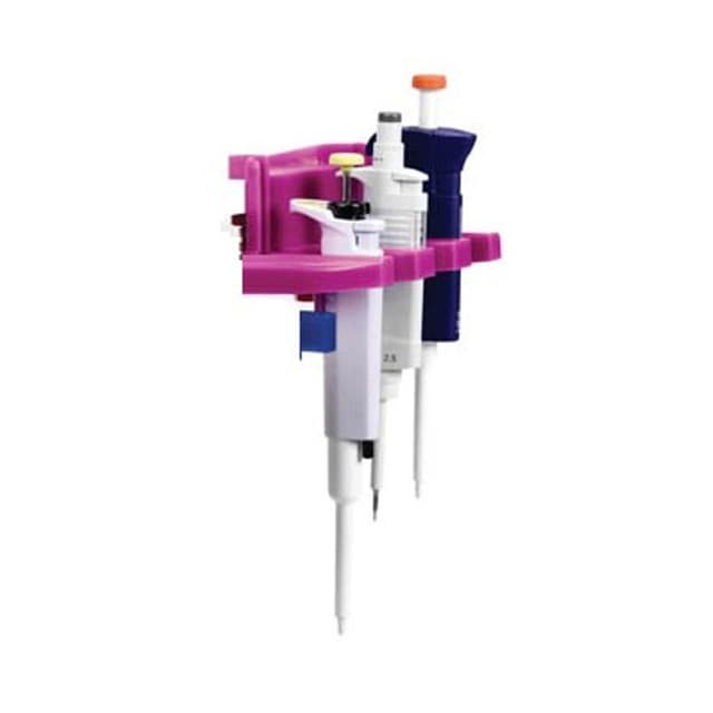 Sujetador de pipetas purpura