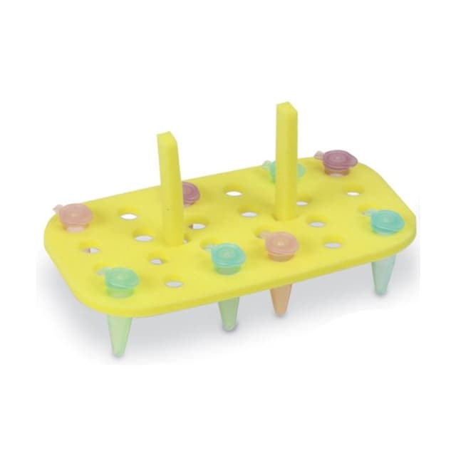 Gradilla flotante HDPE para 24 tubos