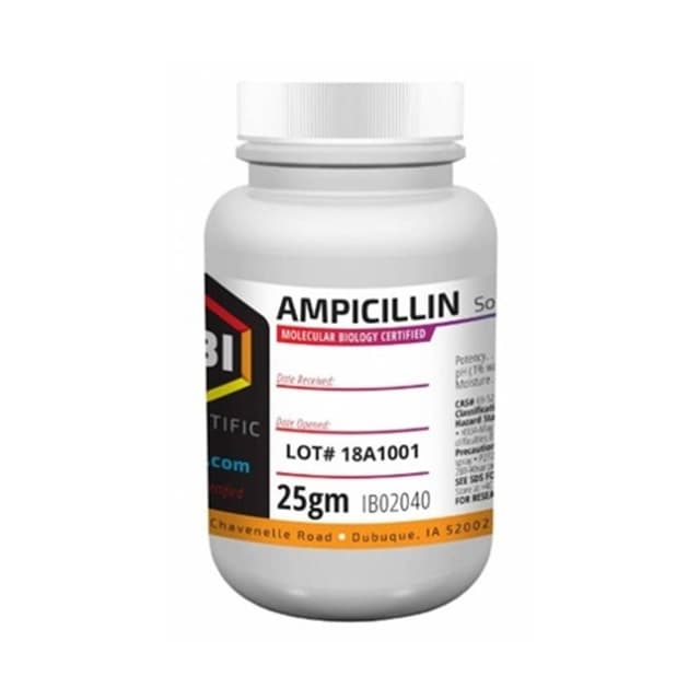 Ampicilina, sal de sodio 25g