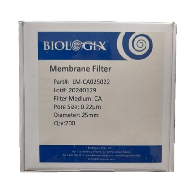 Membrana de CA 0.22um, 25mm
