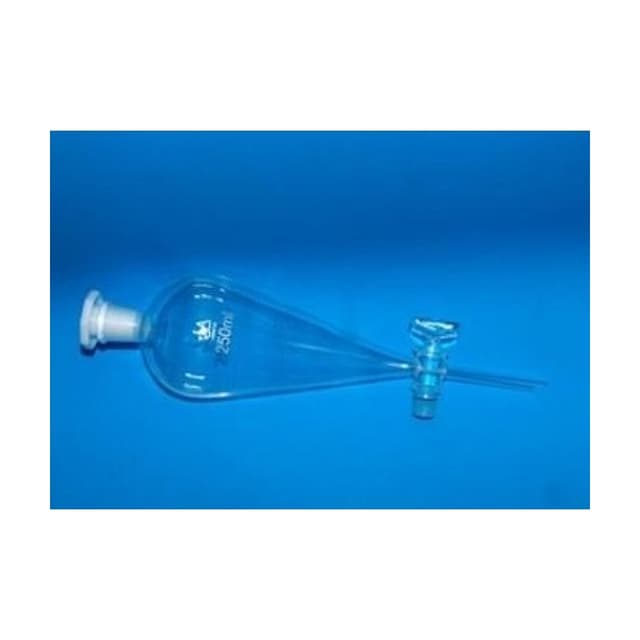 Embudo de separacion llave de vidrio 1L