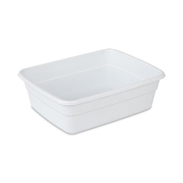 Bandeja de plastico blanca 17L