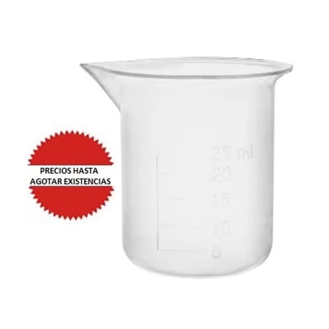 Vaso de precipitado de PP 25ml