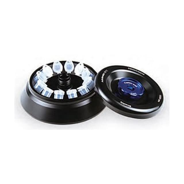 Rotor de aluminio angulo fijo p/12 tubos 5ml