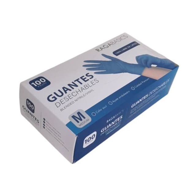 Guante de nitrilo mediano