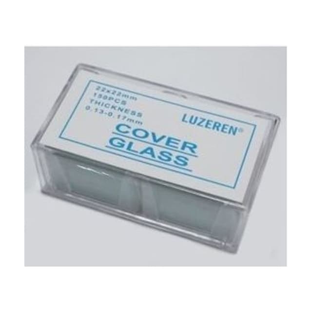 Cubreobjetos de vidrio 22*22mm