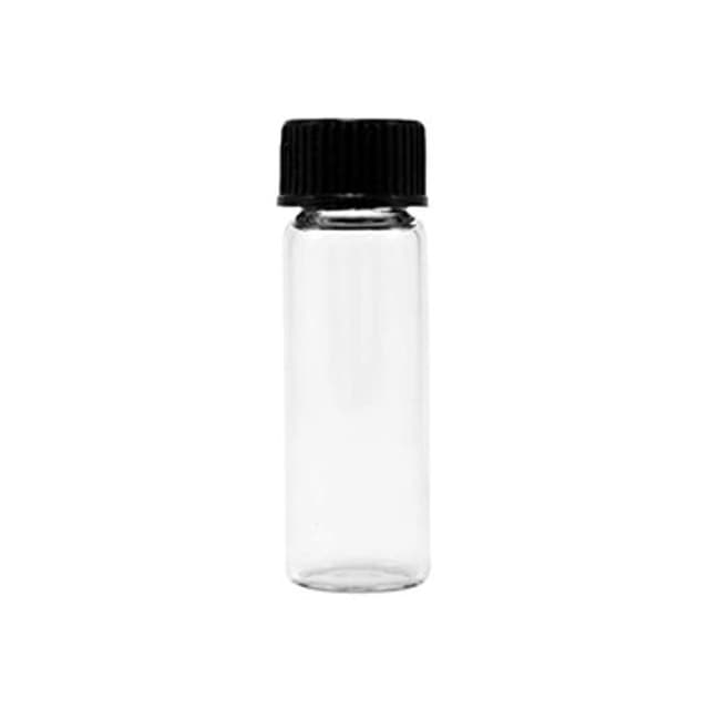 Vial de vidrio claro 7.4ml con tapa rosca