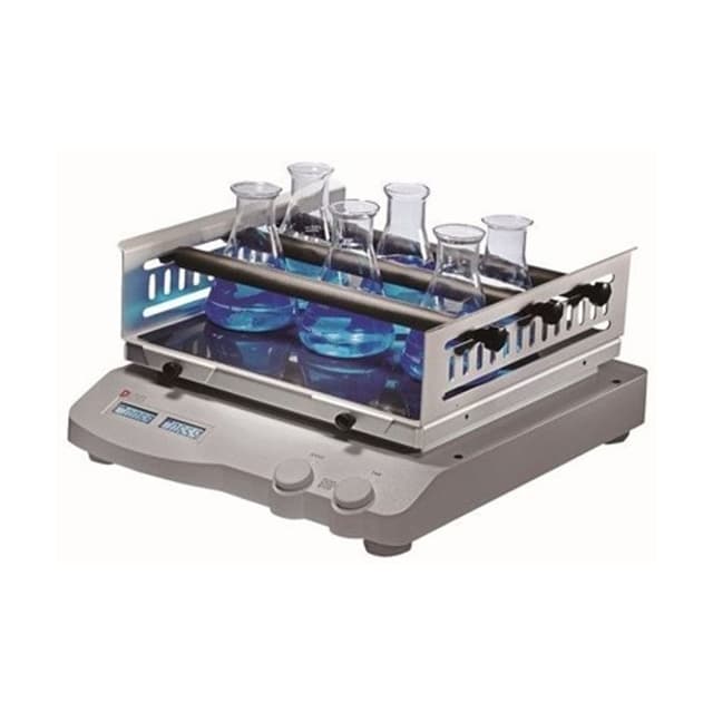 Agitador orbital con plataforma ajustable