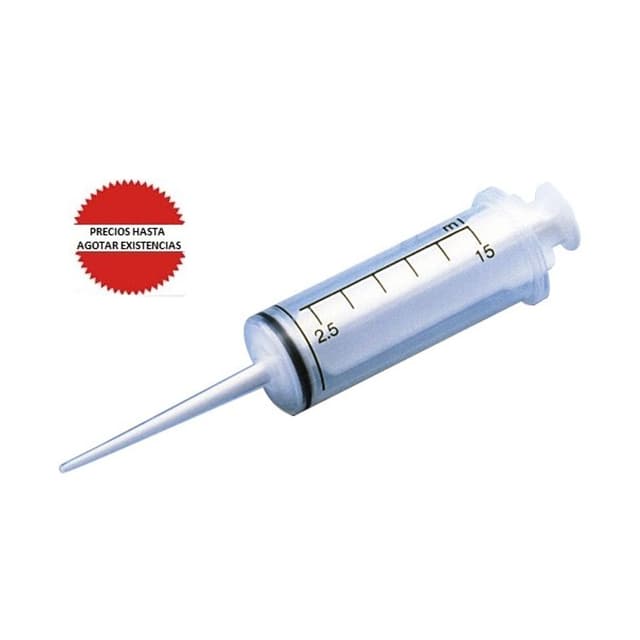 Punta tipo jeringa no esteril 15ml