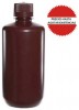 Frasco redondo HDPE ambar 1L NALGENE