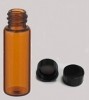 Vial de vidrio ambar 4ml tapa rosca solida Luzeren