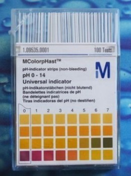 Papel indicador de PH 0-14 MERCK