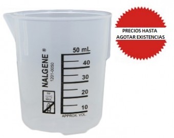 Vaso de precipitado PP 50ml NALGENE