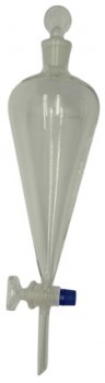 Embudo de separacion llave de vidrio 500ml Luzeren