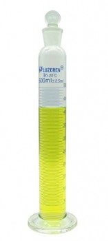 Probeta de vidrio con tapon 500ml Luzeren