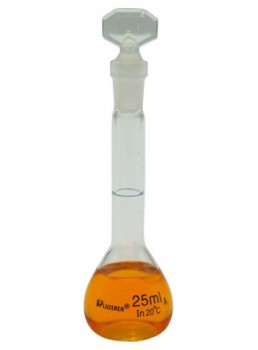 Matraz volumetrico vidrio boro 3.3 de 25ml Luzeren